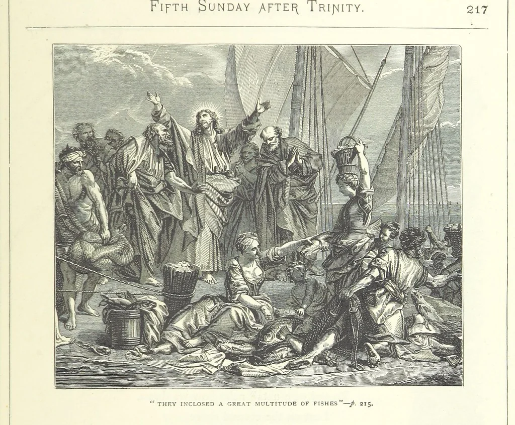 An illustration from The Christian Year, etc, 1880, leaf 231