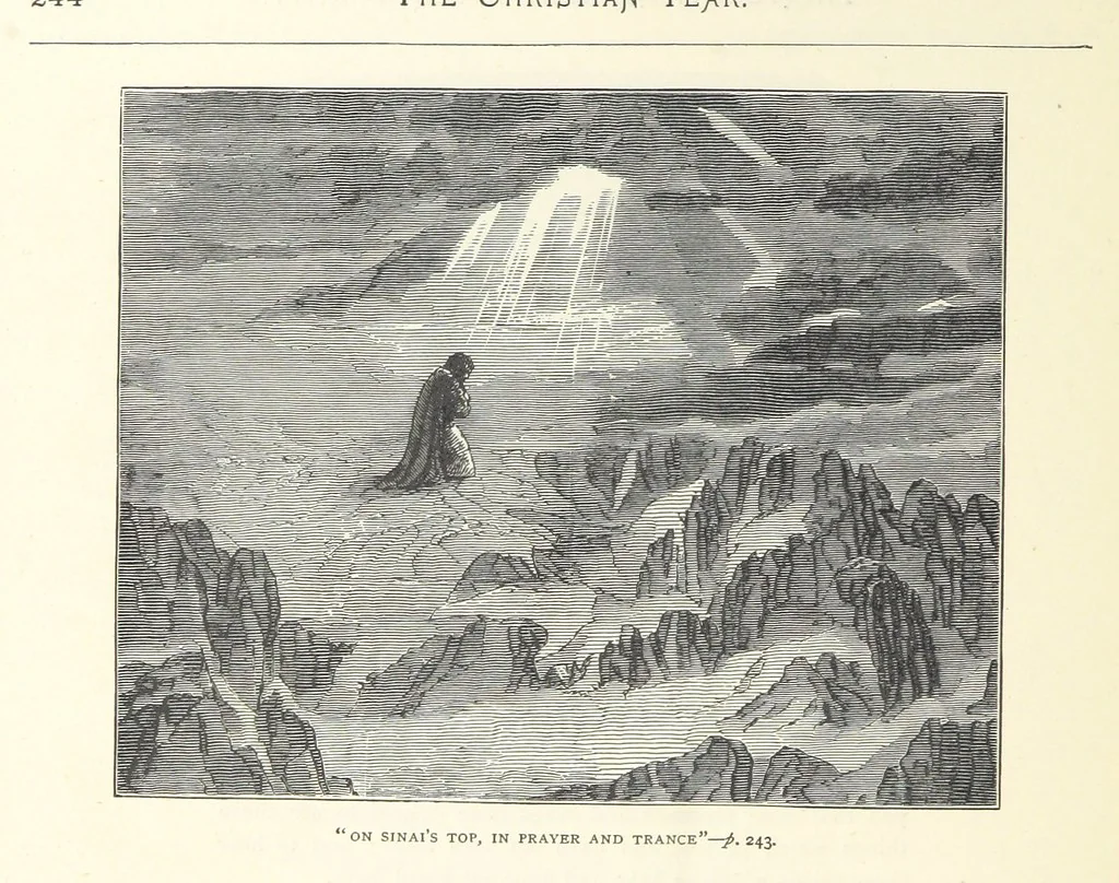 An illustration from The Christian Year, etc, 1880, leaf 258