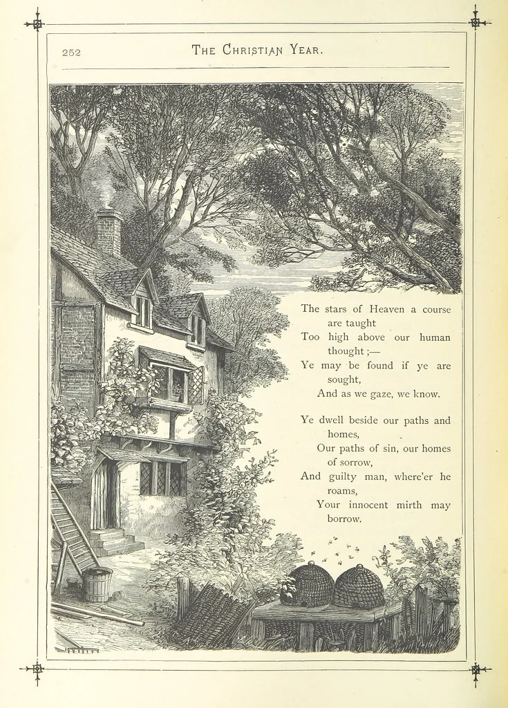 An illustration from The Christian Year, etc, 1880, leaf 266