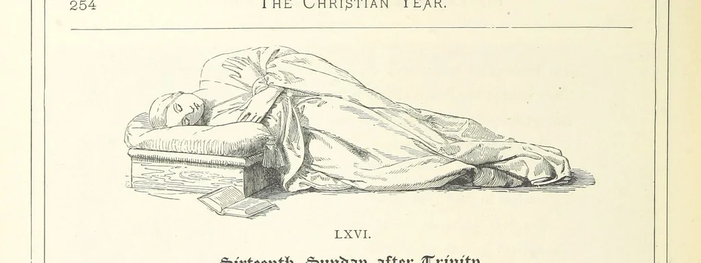 An illustration from The Christian Year, etc, 1880, leaf 268