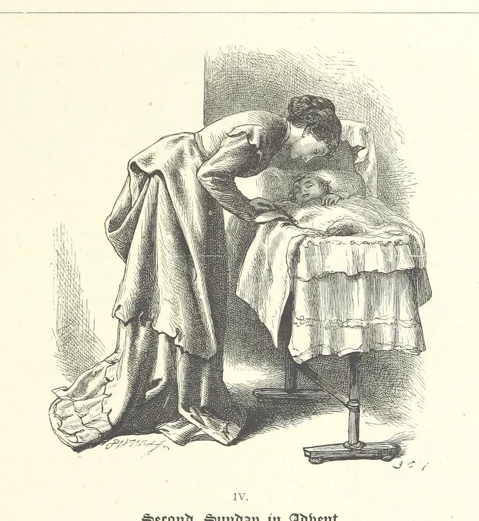 An illustration from The Christian Year, etc, 1880, leaf 27