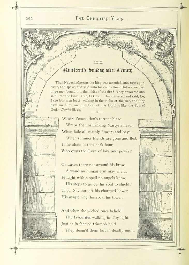 An illustration from The Christian Year, etc, 1880, leaf 278