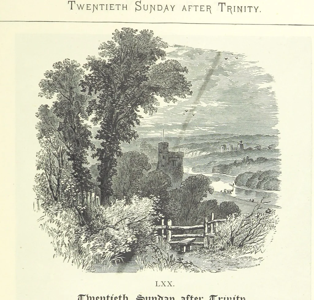 An illustration from The Christian Year, etc, 1880, leaf 281
