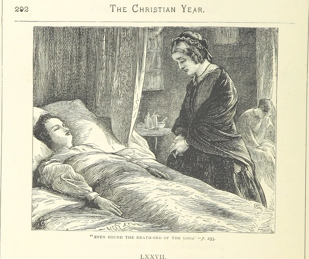 An illustration from The Christian Year, etc, 1880, leaf 306