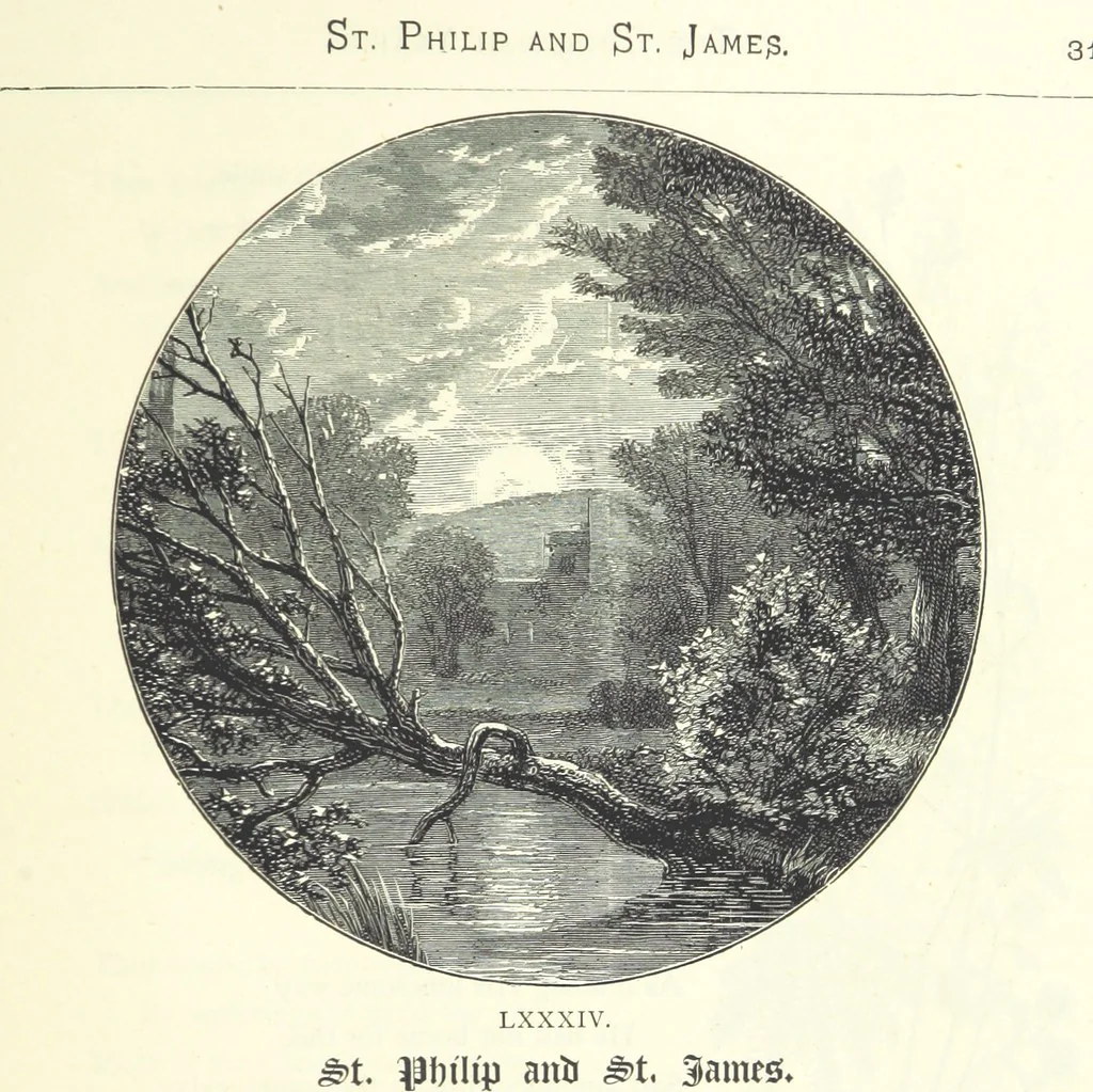 An illustration from The Christian Year, etc, 1880, leaf 331