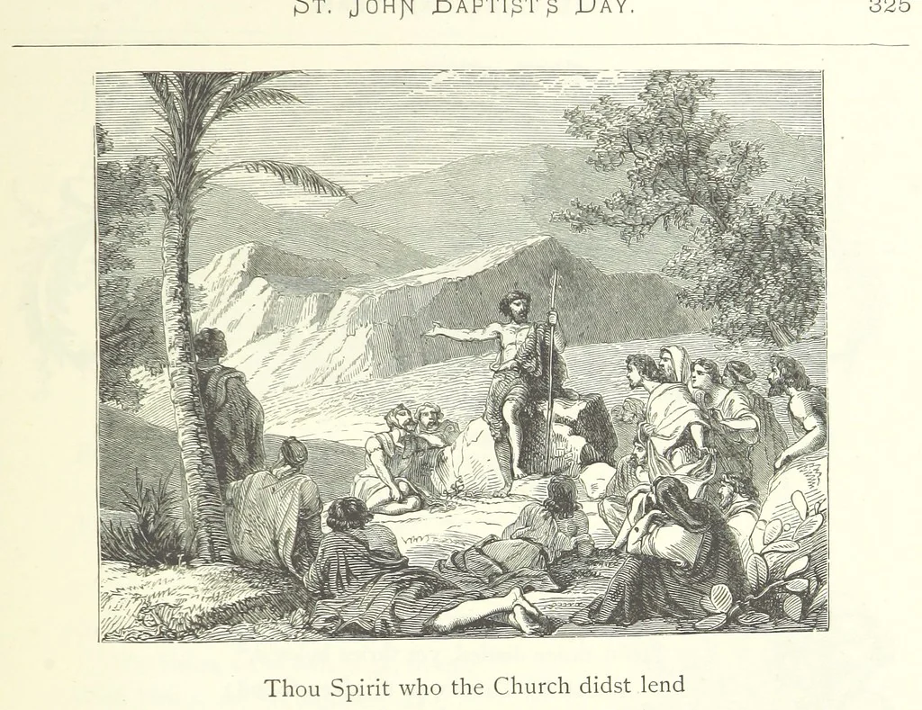 An illustration from The Christian Year, etc, 1880, leaf 339