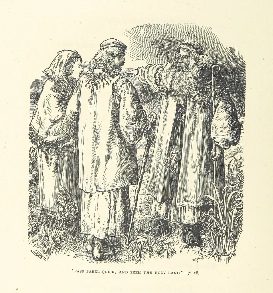 An illustration from The Christian Year, etc, 1880, leaf 34