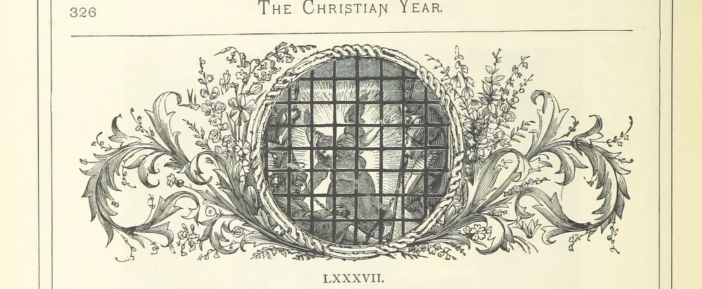 An illustration from The Christian Year, etc, 1880, leaf 340