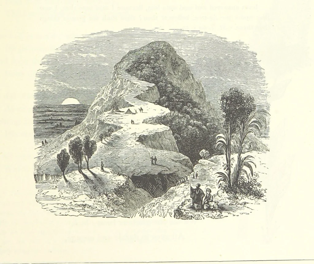 An illustration from The Christian Year, etc, 1880, leaf 345