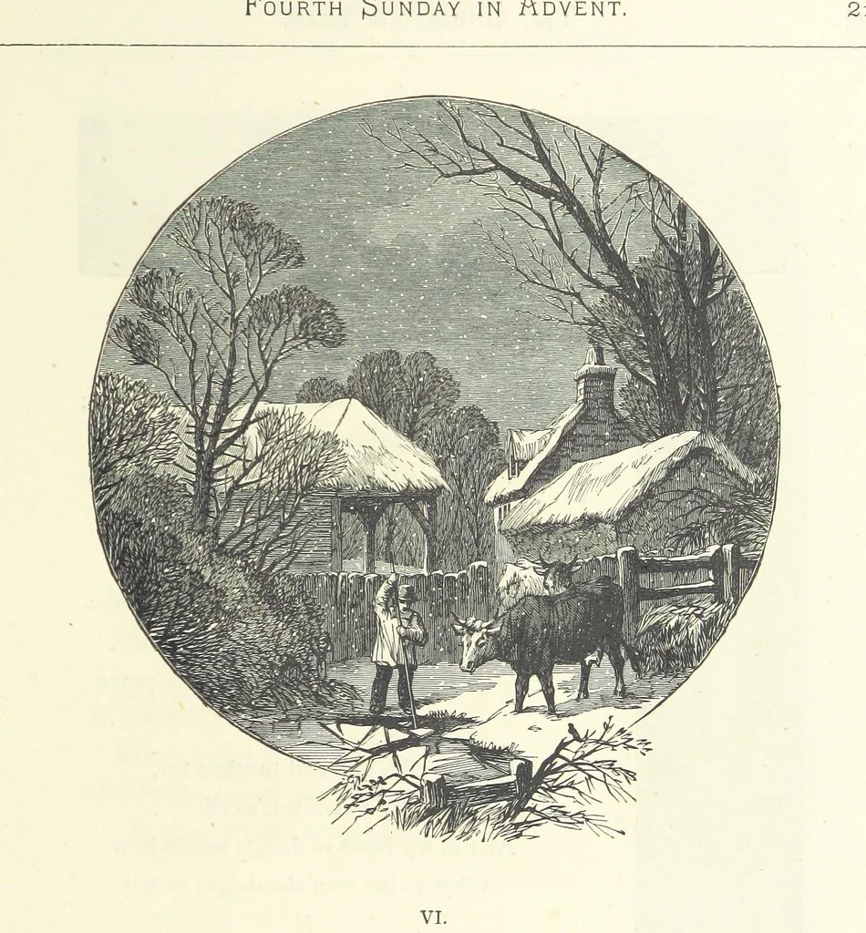 An illustration from The Christian Year, etc, 1880, leaf 35