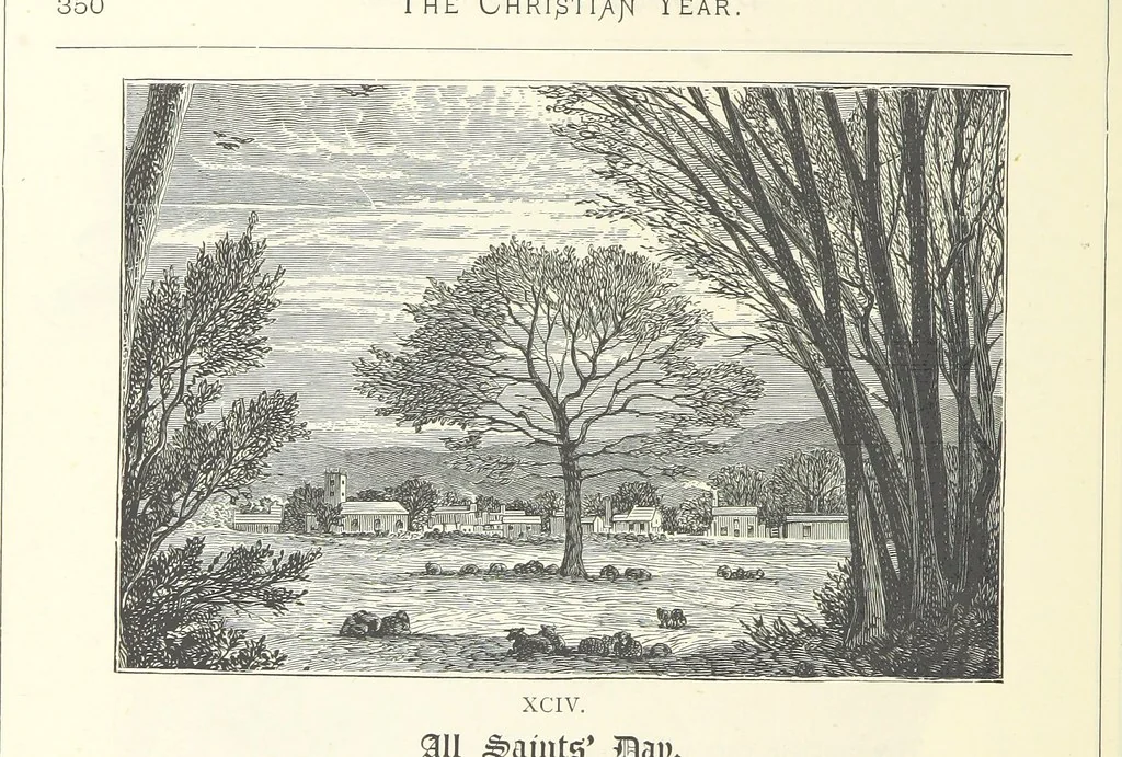 An illustration from The Christian Year, etc, 1880, leaf 364