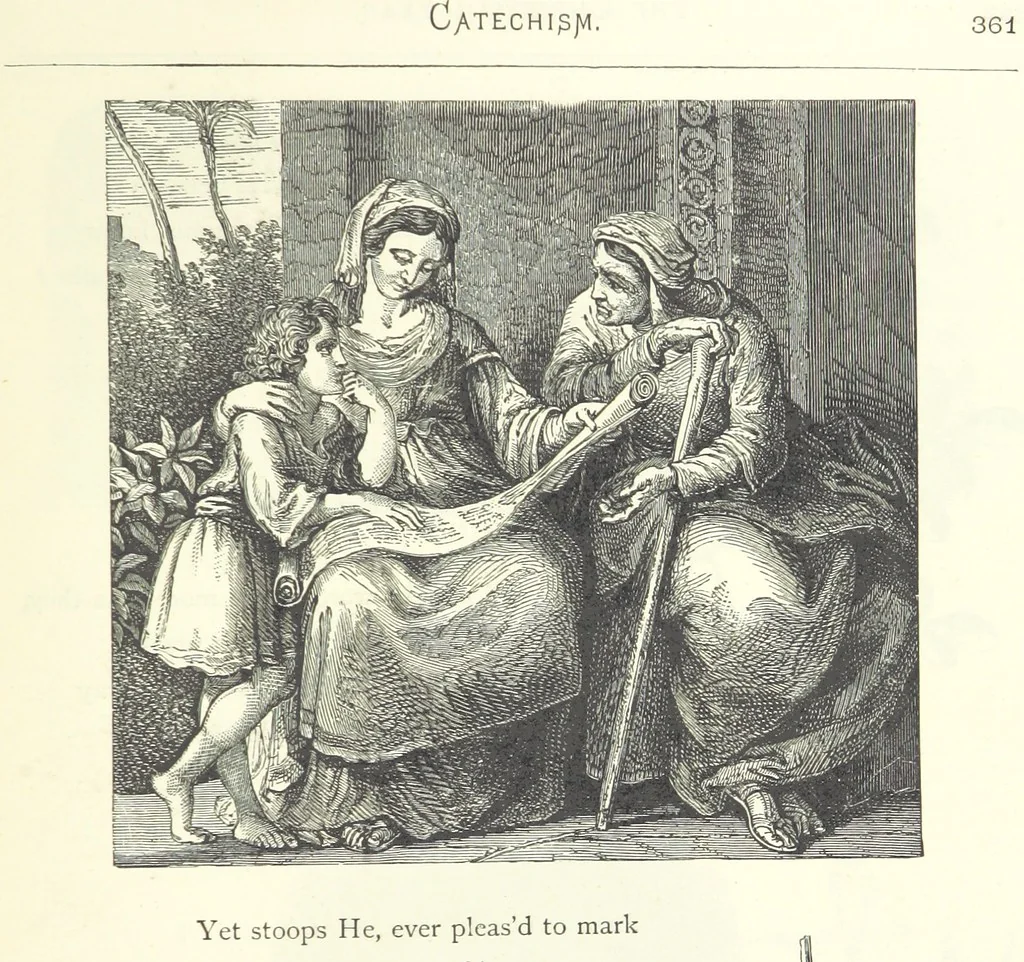 An illustration from The Christian Year, etc, 1880, leaf 375