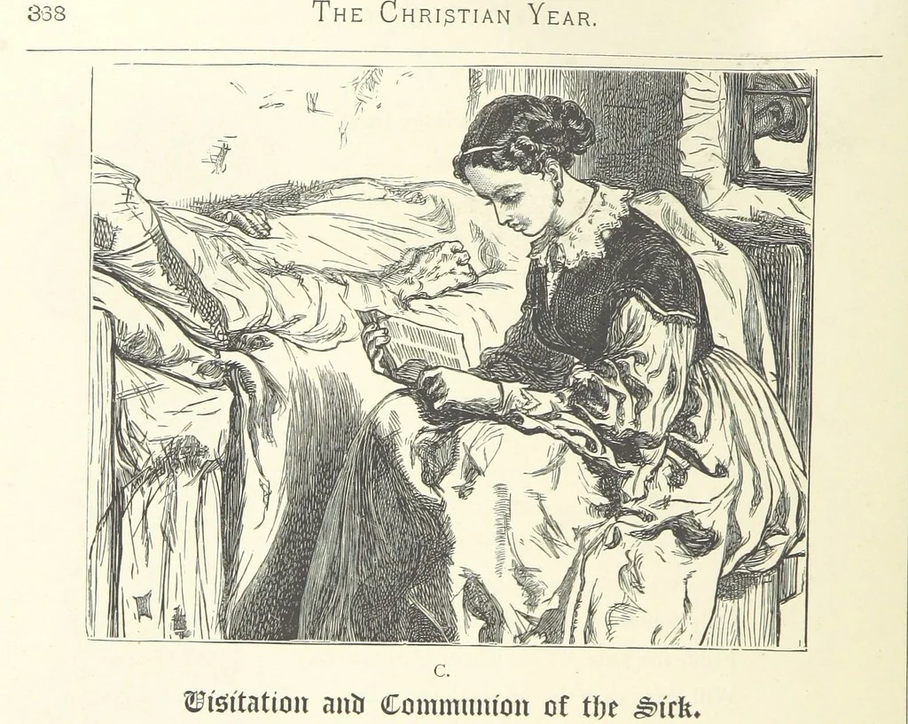 An illustration from The Christian Year, etc, 1880, leaf 382