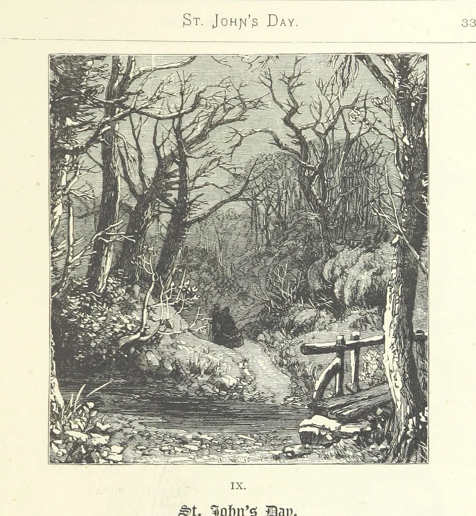 An illustration from The Christian Year, etc, 1880, leaf 47