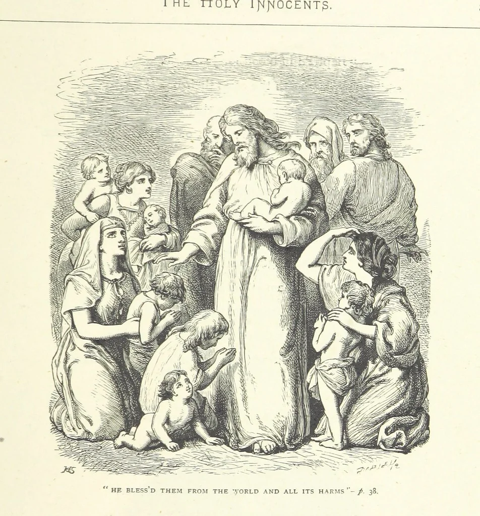 An illustration from The Christian Year, etc, 1880, leaf 51