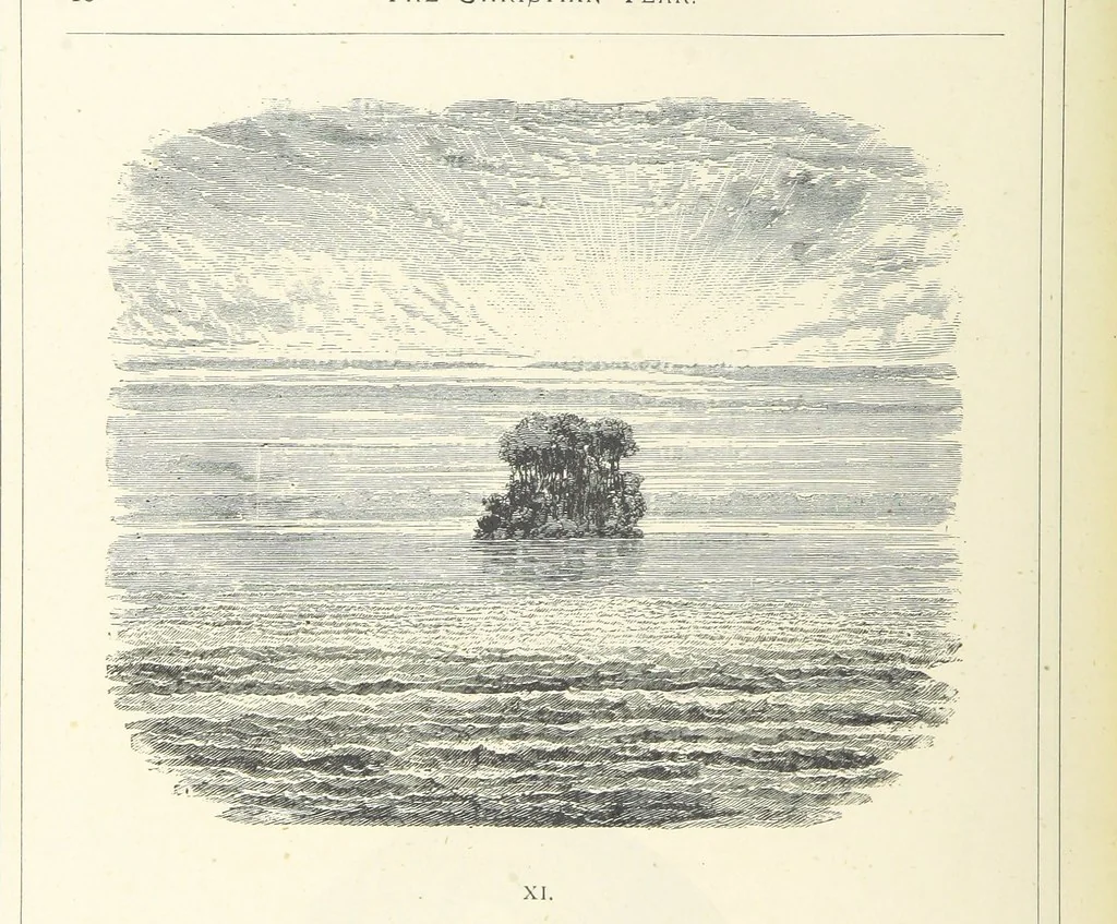 An illustration from The Christian Year, etc, 1880, leaf 54