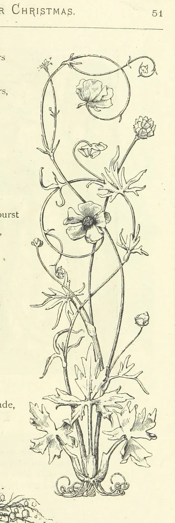 An illustration from The Christian Year, etc, 1880, leaf 65