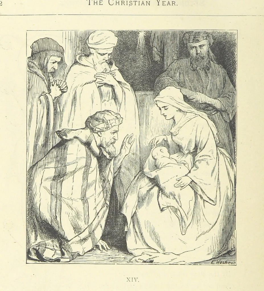 An illustration from The Christian Year, etc, 1880, leaf 66