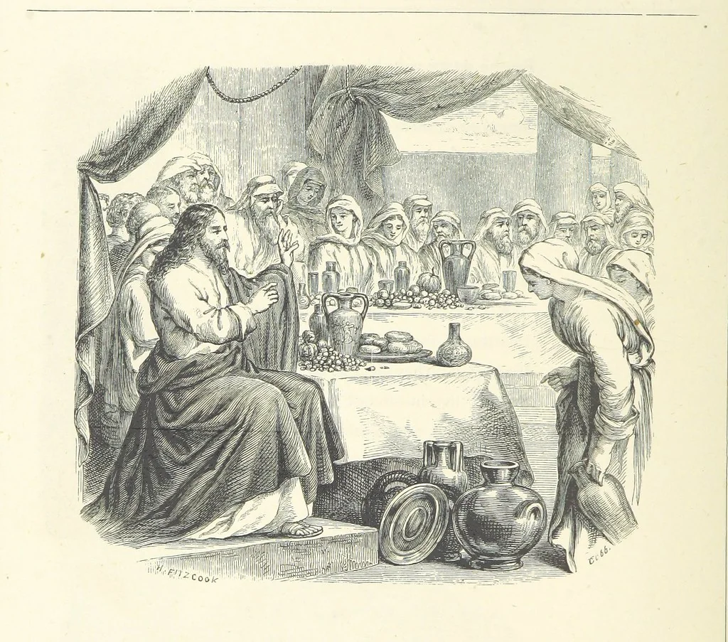 An illustration from The Christian Year, etc, 1880, leaf 74