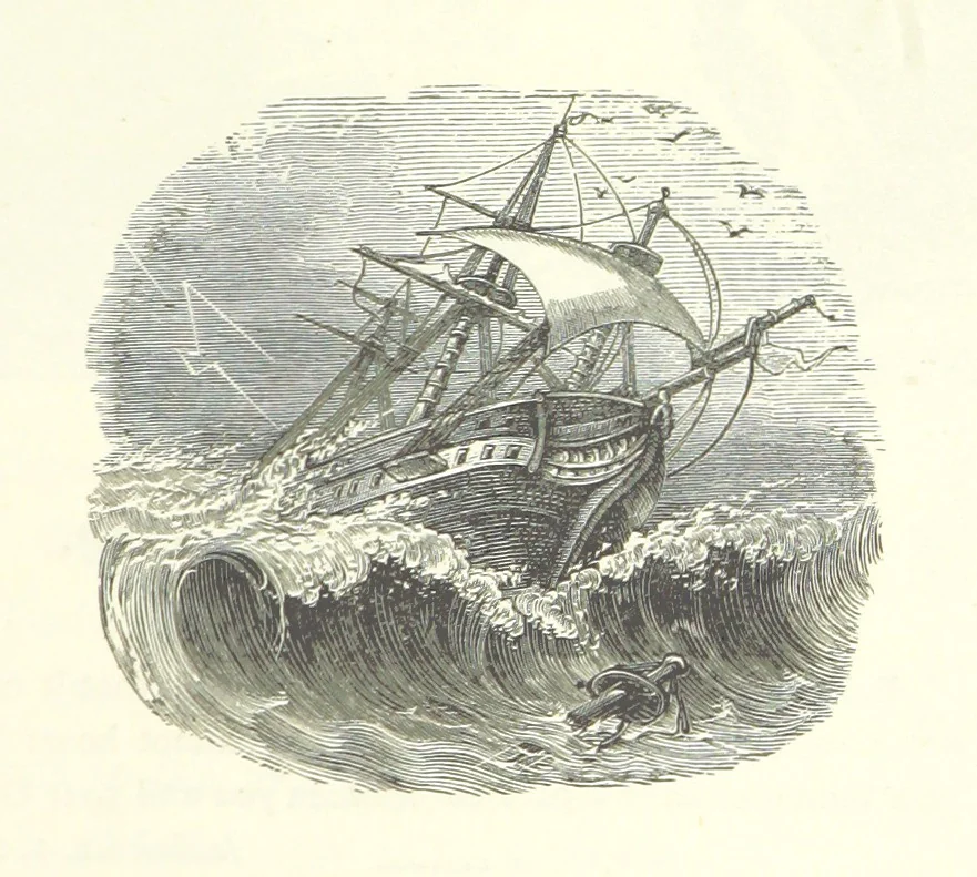 An illustration from The Christian Year, etc, 1880, leaf 85