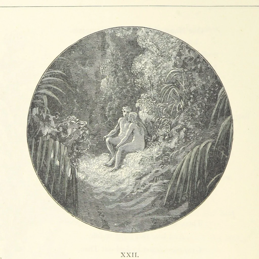 An illustration from The Christian Year, etc, 1880, leaf 98