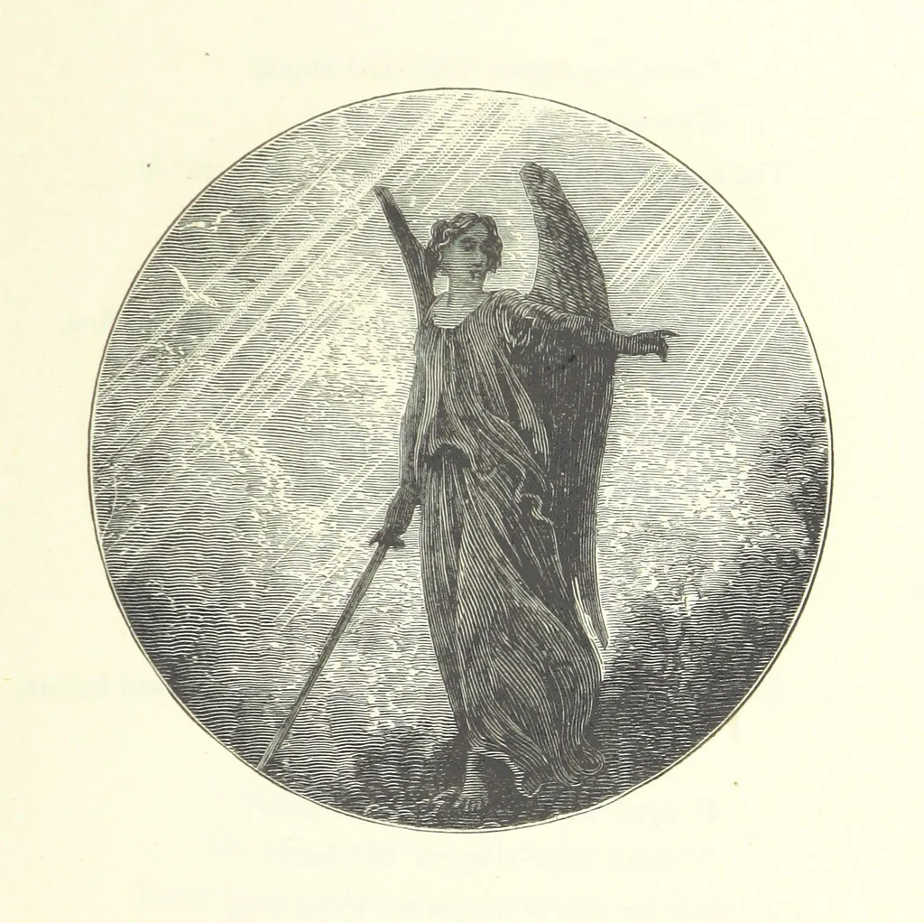 An illustration from The Christian Year, etc, 1880, leaf 99