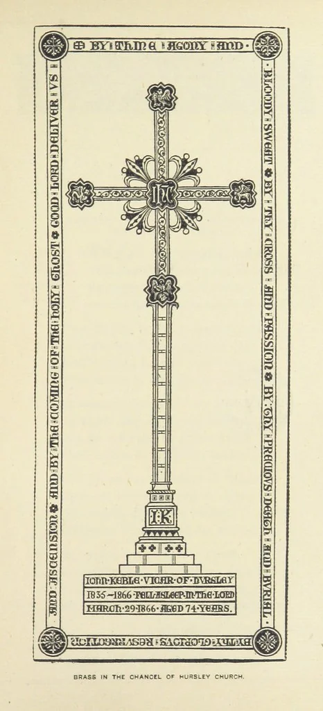 An illustration from The Christian Year, etc. [By J. Keble, 1883, leaf 37