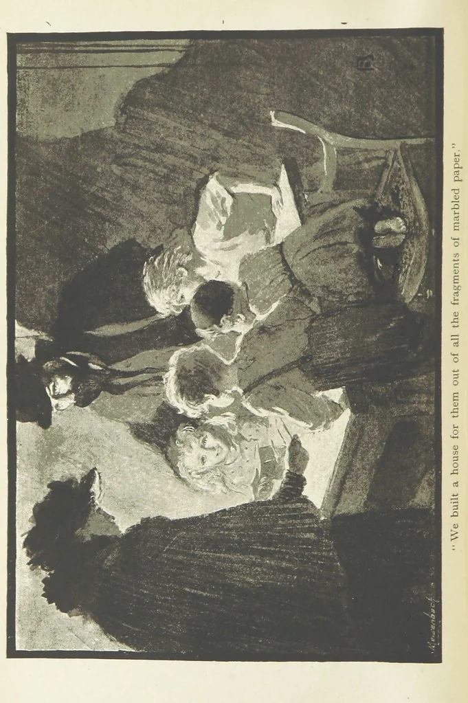 An illustration from White Poppies. A novel ... With illustrations by R. A. Bell, 1893, leaf 110
