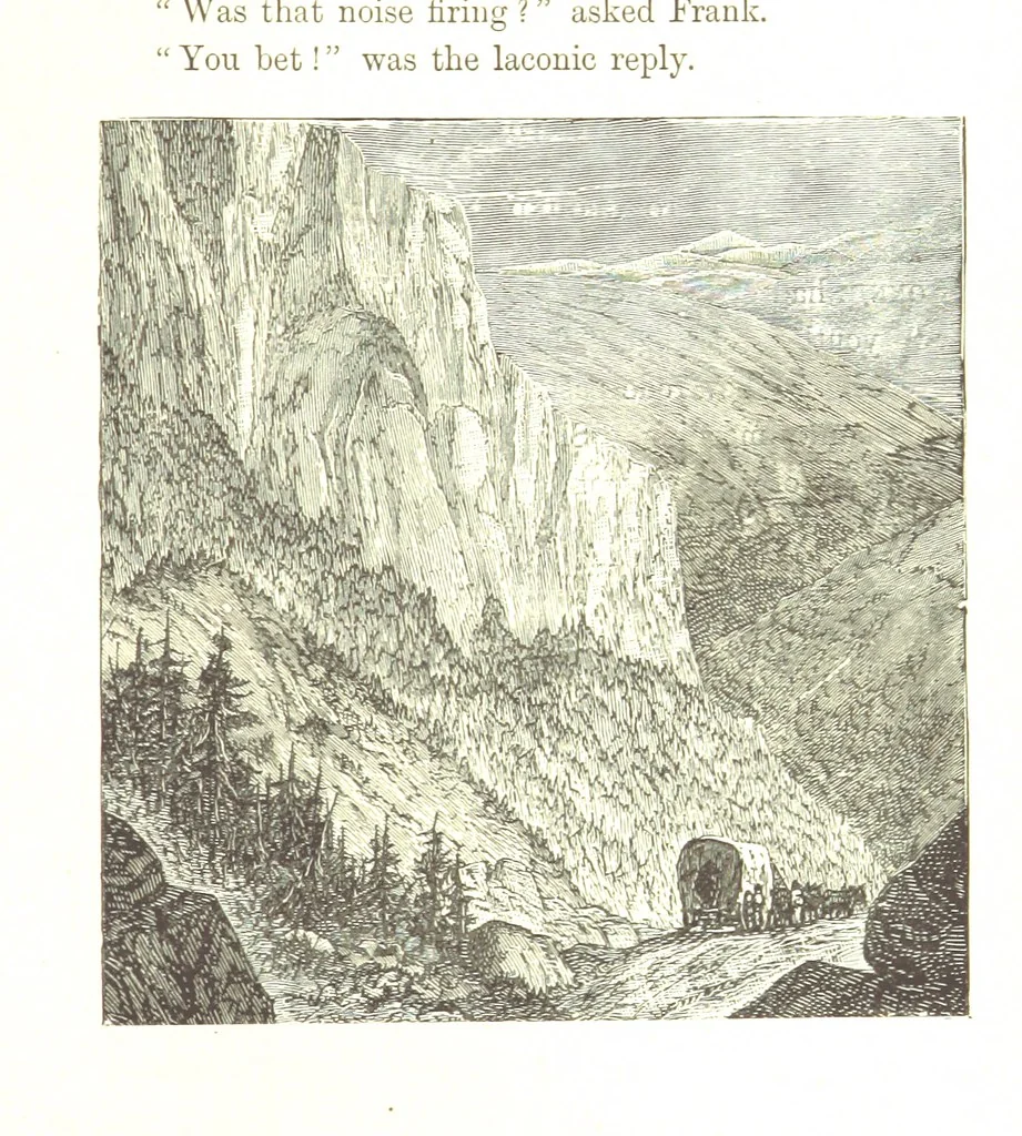 An illustration from The Young Ranchmen; or, Perils of Pioneering in the Wild West ... Illustrated by Walter S. Stacey, 1891, leaf 189