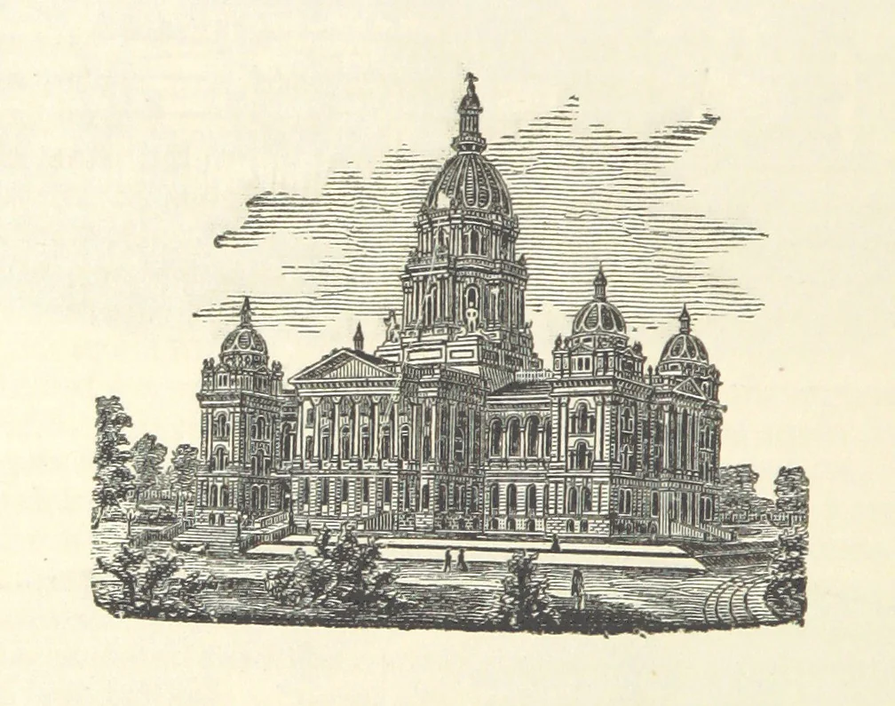 An illustration from The History of Keokuk County ... Illustrated, 1880, leaf 116