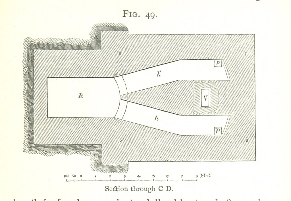 An illustration from A practical Treatise on Metallurgy, adapted from the last German edition of Professor K.'s Metallurgy, by W. Crookes and E. Röhrig ... Illustrated, etc, 1868, leaf 167