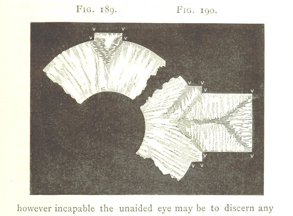 An illustration from A practical Treatise on Metallurgy, adapted from the last German edition of Professor K.'s Metallurgy, by W. Crookes and E. Röhrig ... Illustrated, etc, 1868, leaf 683