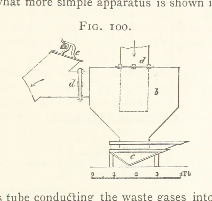 An illustration from A practical Treatise on Metallurgy, adapted from the last German edition of Professor K.'s Metallurgy, by W. Crookes and E. Röhrig ... Illustrated, etc, 1868, leaf 565