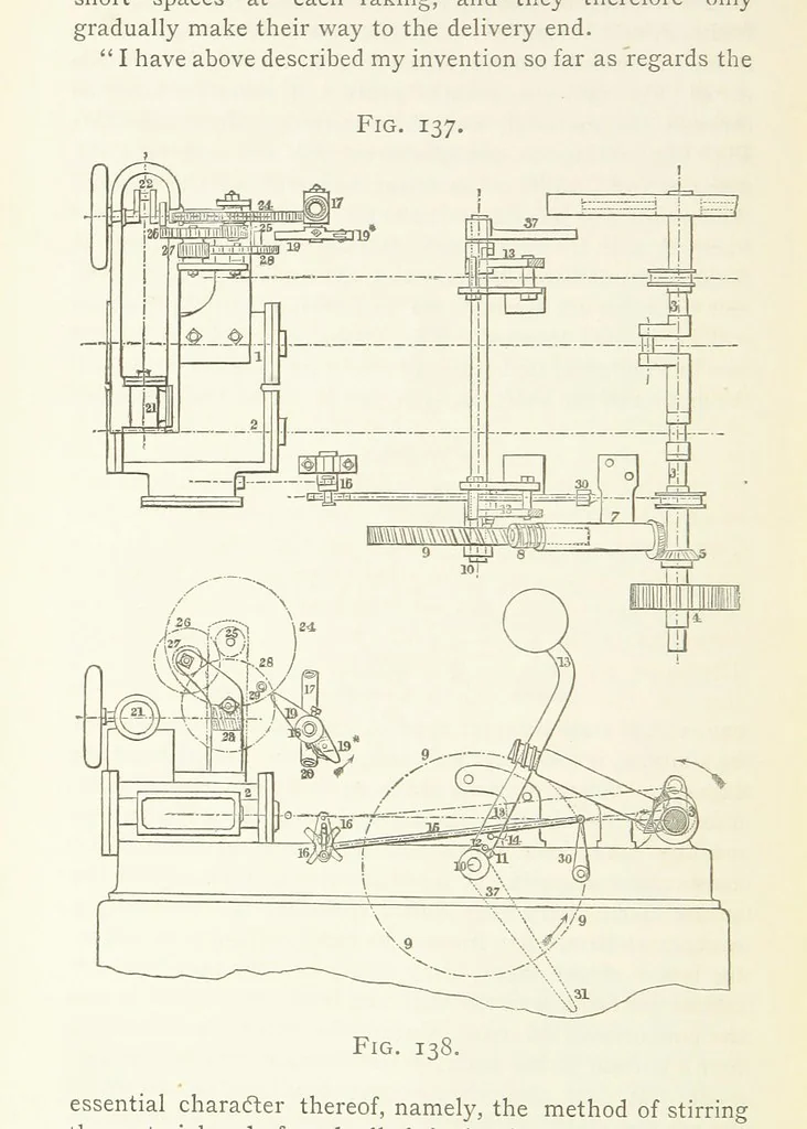 An illustration from A practical Treatise on Metallurgy, adapted from the last German edition of Professor K.'s Metallurgy, by W. Crookes and E. Röhrig ... Illustrated, etc, 1868, leaf 826