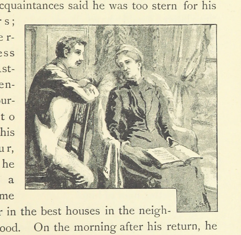 An illustration from Rollica Reed. [A tale.] ... Illustrated, etc, 1890, leaf 135