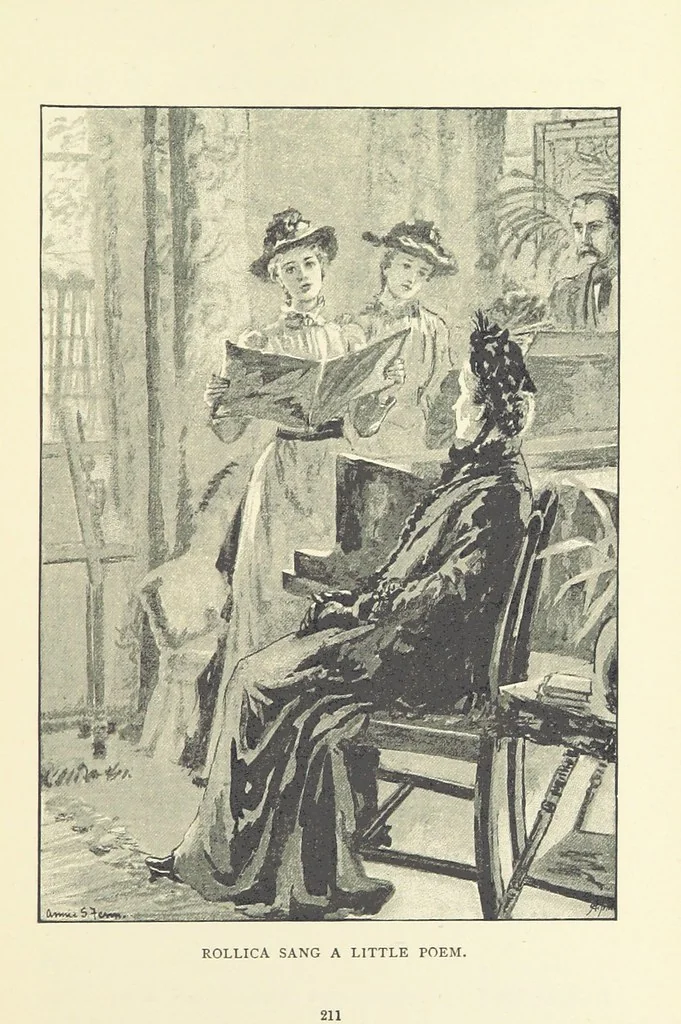 An illustration from Rollica Reed. [A tale.] ... Illustrated, etc, 1890, leaf 215