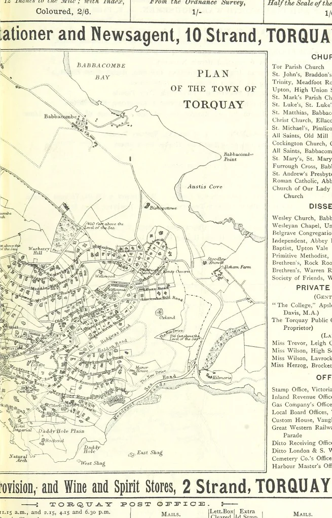 An illustration from Illustrated guide to Torquay and neighbourhood, 1884, leaf 27