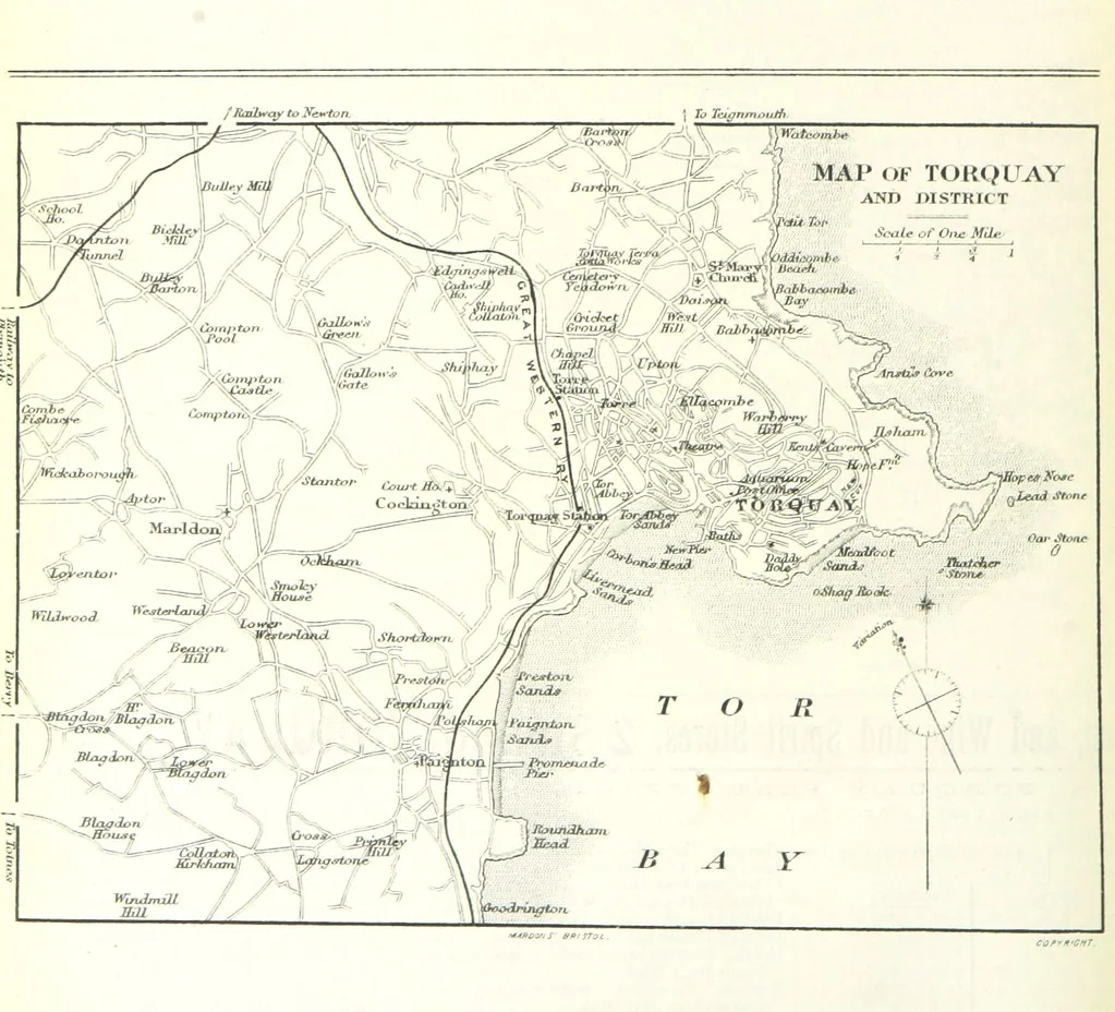 An illustration from Illustrated guide to Torquay and neighbourhood, 1884, leaf 28