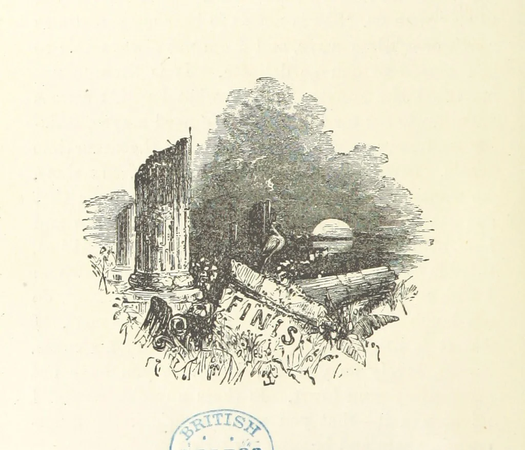 An illustration from The Carding-Mill Valley ... Author's edition, 1882, leaf 374