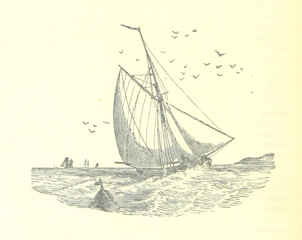 An illustration from The Strange Story at Lee, 1887, leaf 52