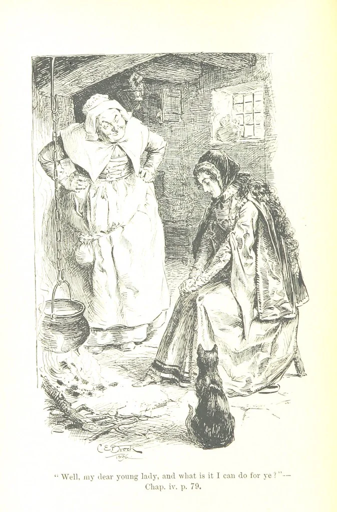 An illustration from Westward Ho! ... With illustrations by C. E. Brock, 1896, leaf 114