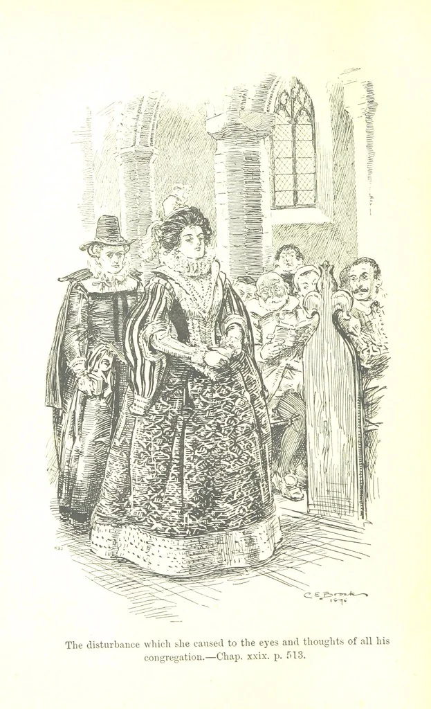 An illustration from Westward Ho! ... With illustrations by C. E. Brock, 1896, leaf 620