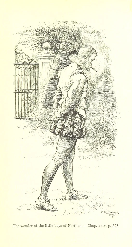 An illustration from Westward Ho! ... With illustrations by C. E. Brock, 1896, leaf 637