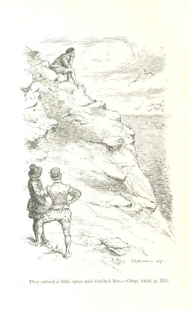 An illustration from Westward Ho! ... With illustrations by C. E. Brock, 1896, leaf 700