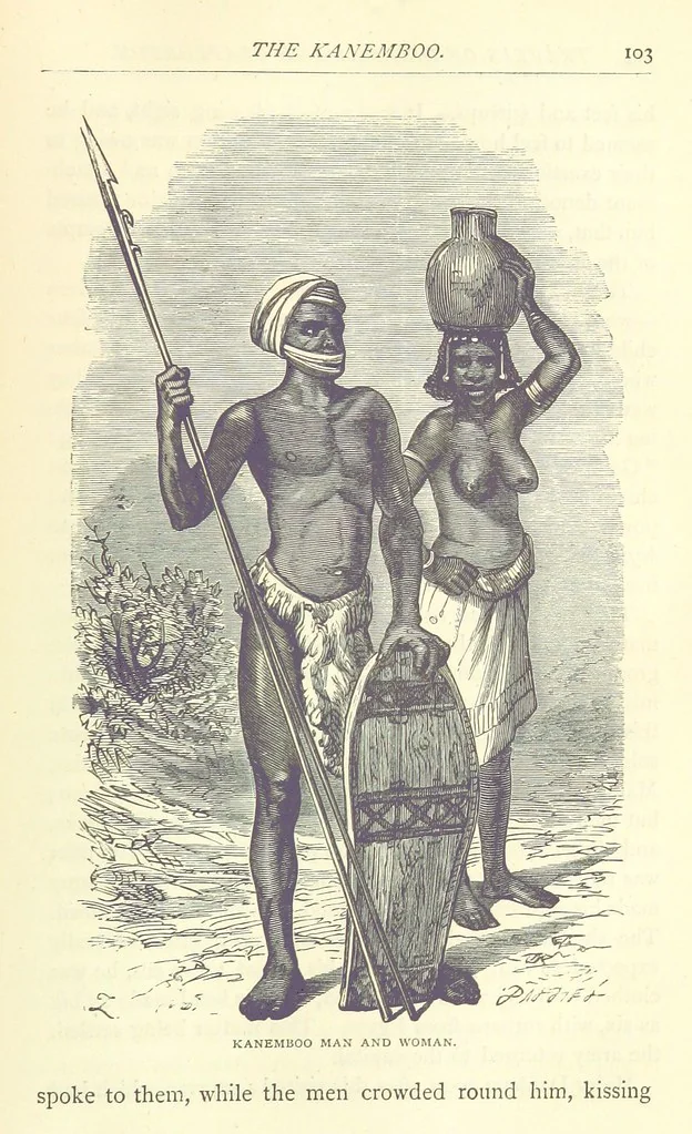 An illustration from Great African Travellers from Mungo Park to Livingstone and Stanley, etc, 1874, leaf 123