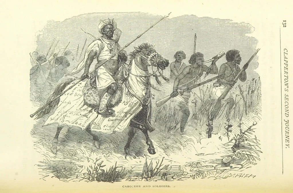 An illustration from Great African Travellers from Mungo Park to Livingstone and Stanley, etc, 1874, leaf 152