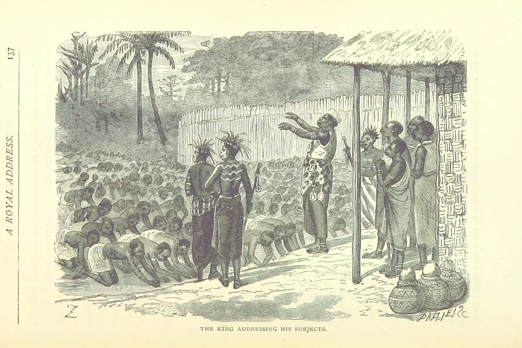 An illustration from Great African Travellers from Mungo Park to Livingstone and Stanley, etc, 1874, leaf 157