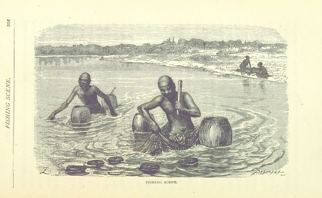 An illustration from Great African Travellers from Mungo Park to Livingstone and Stanley, etc, 1874, leaf 221