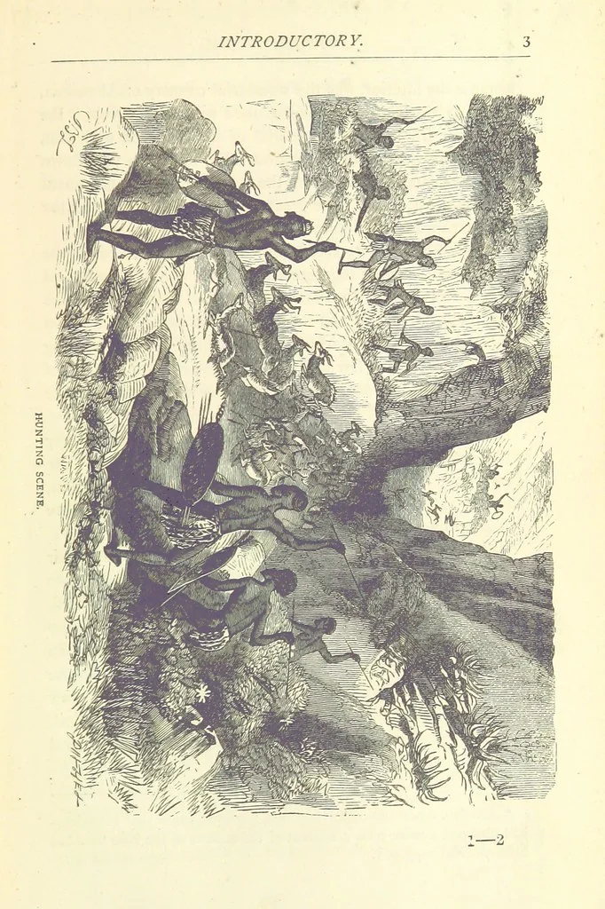 An illustration from Great African Travellers from Mungo Park to Livingstone and Stanley, etc, 1874, leaf 23