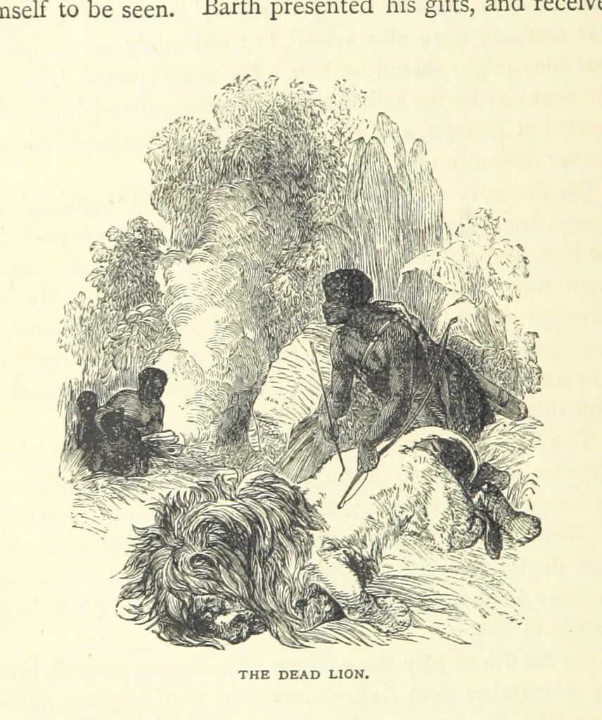 An illustration from Great African Travellers from Mungo Park to Livingstone and Stanley, etc, 1874, leaf 234